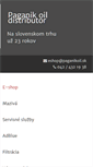 Mobile Screenshot of paganikoil.sk